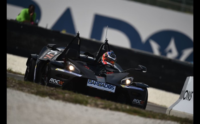 Jose Maria Lopez during morning Warm-Up drives the