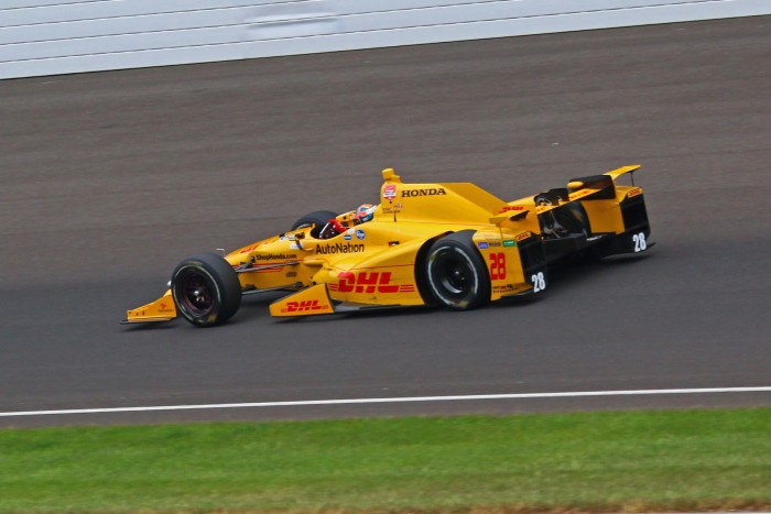 Ryan Hunter-Reay at IMS