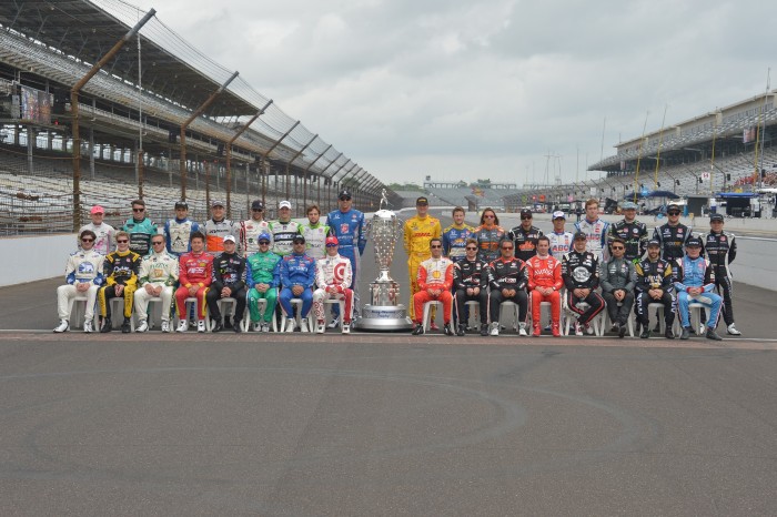 Starting field for the 99th Running of the Indianapolis 500 Mile Race