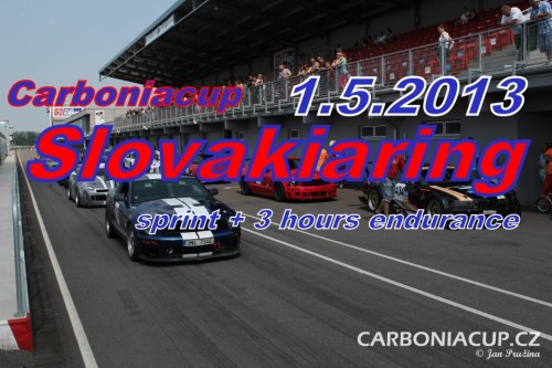 Pozvánka na druhý sprint závod a na 3hours Endurance závod v rámci seriálu Carbonia cup