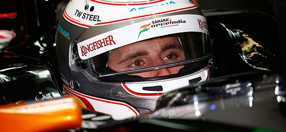 Juncadella je spokojen s prvním testem v týmu Force India Juncadella je spokojen s prvním testem v týmu Force India