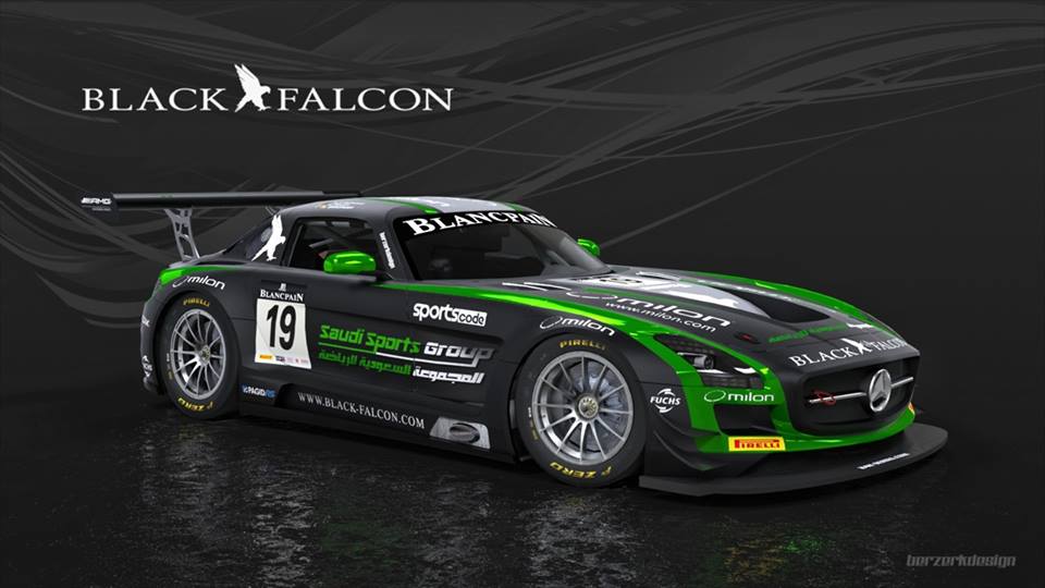Team Black Falcon představil jezdeckou sestavu pro BES