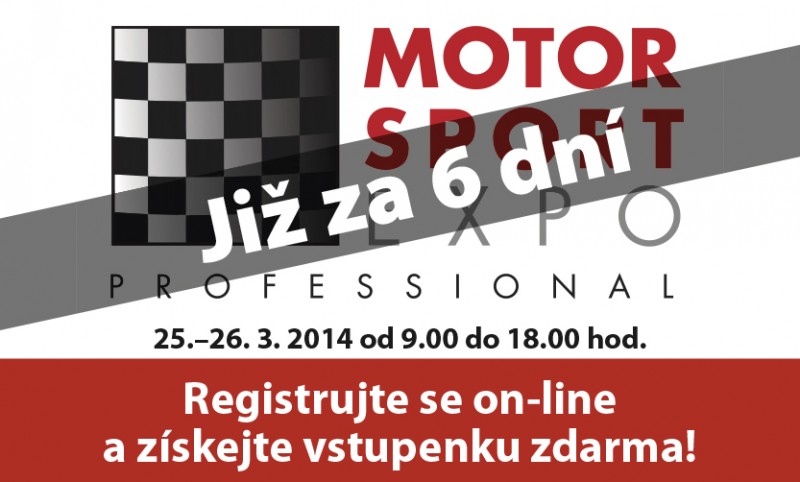 MOTORSPORT EXPO 2014 již za týden!
