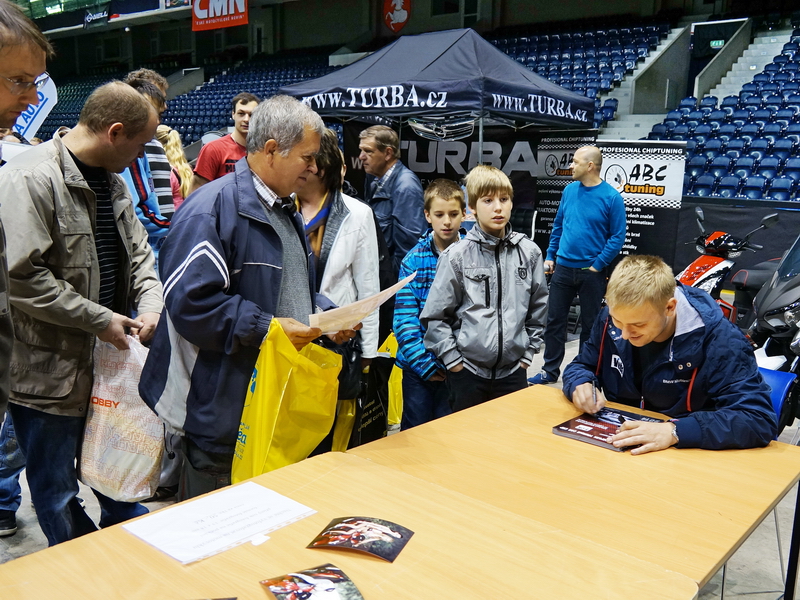 Michal Matějovský hostem výstavy Auto-moto show&cestování v Pardubicích