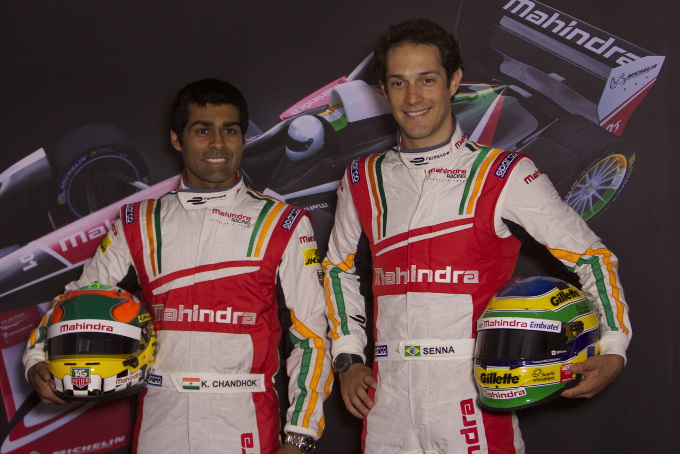 Senna a Chandhok budou jezdit za tým Mahindra Racing ve Formuli E