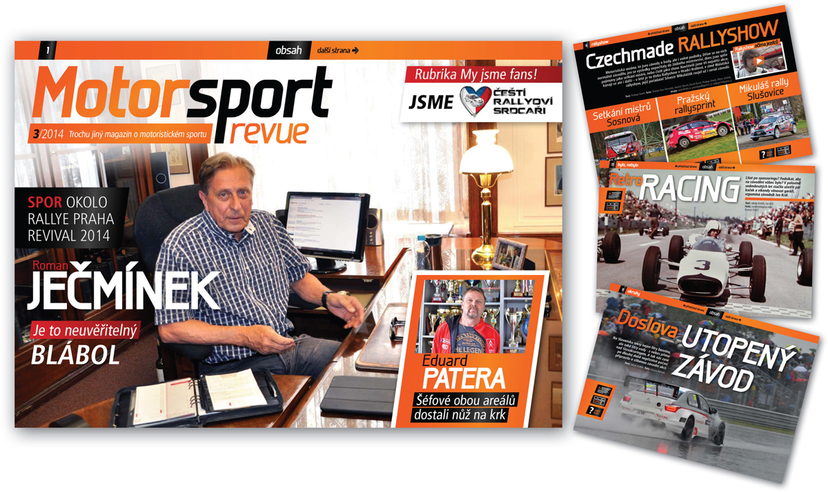 Motorsport Revue s Ječmínkem, Paterou a Srdcaři Motorsport Revue s Ječmínkem, Paterou a Srdcaři