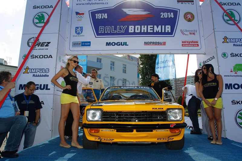 Hájek Rally Team bavil diváky na Rally Bohemia Hájek Rally Team bavil diváky na Rally Bohemia