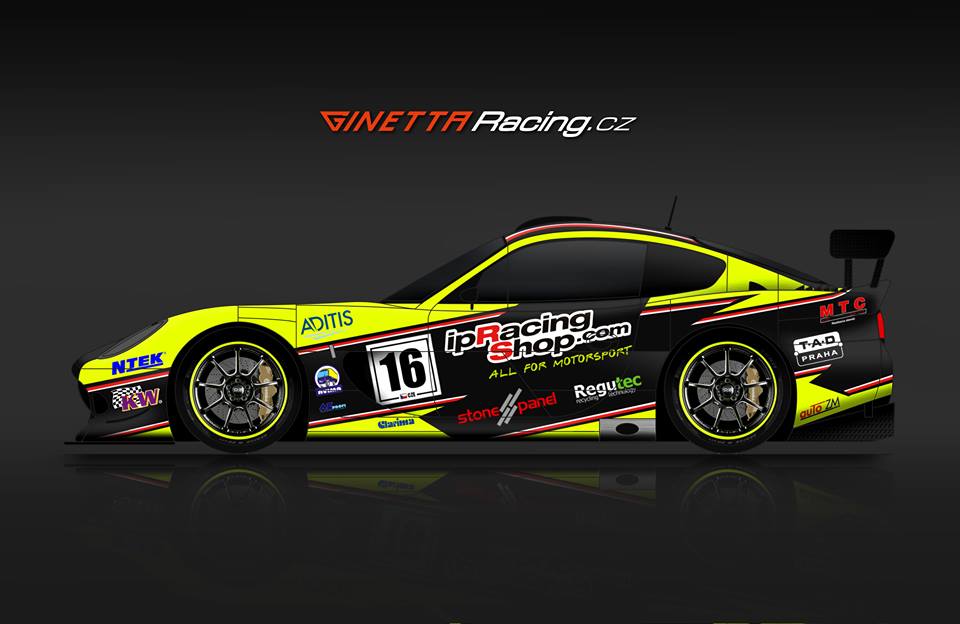 Ginetta týmu IP Racing Shop se představuje v kabátě pro sezónu 2015