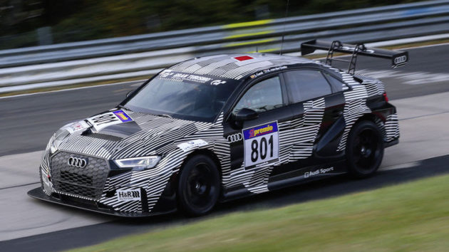 Audi RS3 LMS pro TCR má za sebou závodní debut na Nordschleife