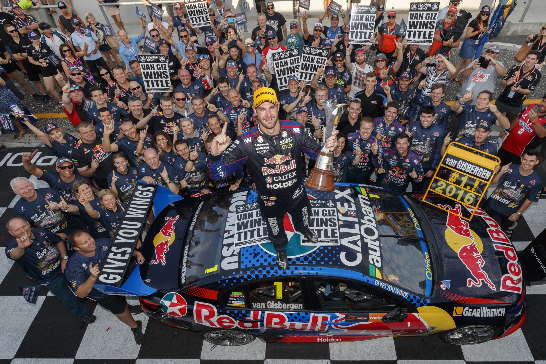 Shane van Gisbergen novým šampionem série Supercars