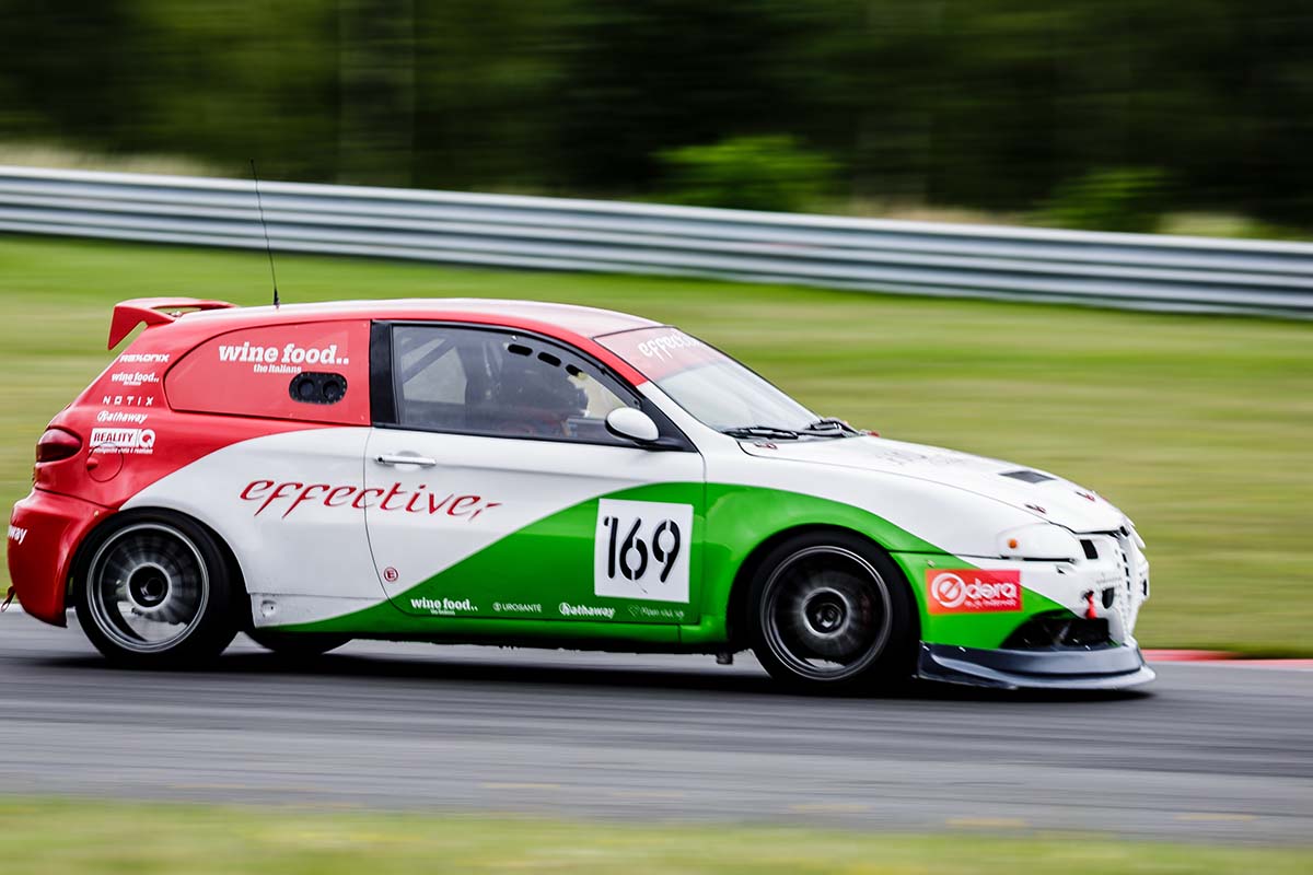 Jaroslav Zach s vozem Alfa Romeo 147 GTA v Carbonia Cup 2017 Jaroslav Zach s vozem Alfa Romeo 147 GTA v Carbonia Cup 2017