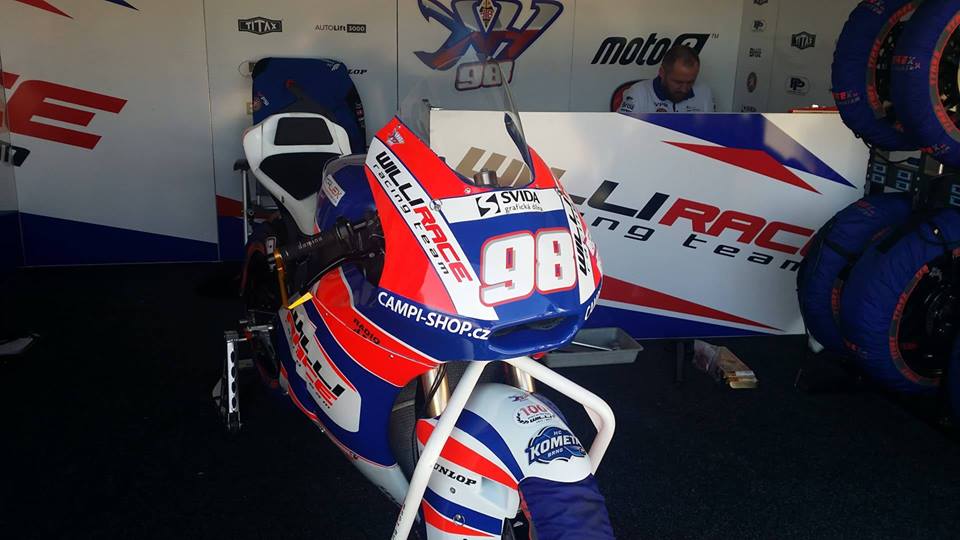 Willirace tým se chystá s Karlem Hanikou na poslední závod sezony CEV Repsol Moto2
