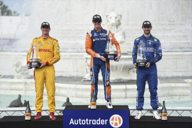 V Detroitu zvítězili Dixon a Hunter-Reay