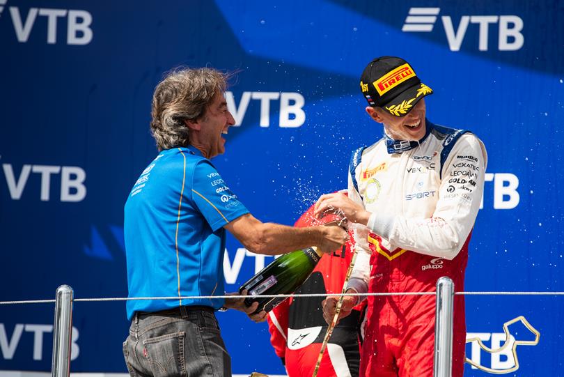 GP3 v Soči: První triumf pro Leonarda Pulciniho