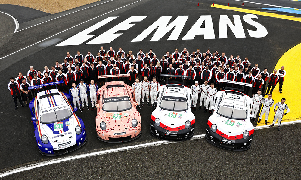 Porsche chce opět do Le Mans se čtyřmi vozy v GTE Pro Porsche chce opět do Le Mans se čtyřmi vozy v GTE Pro