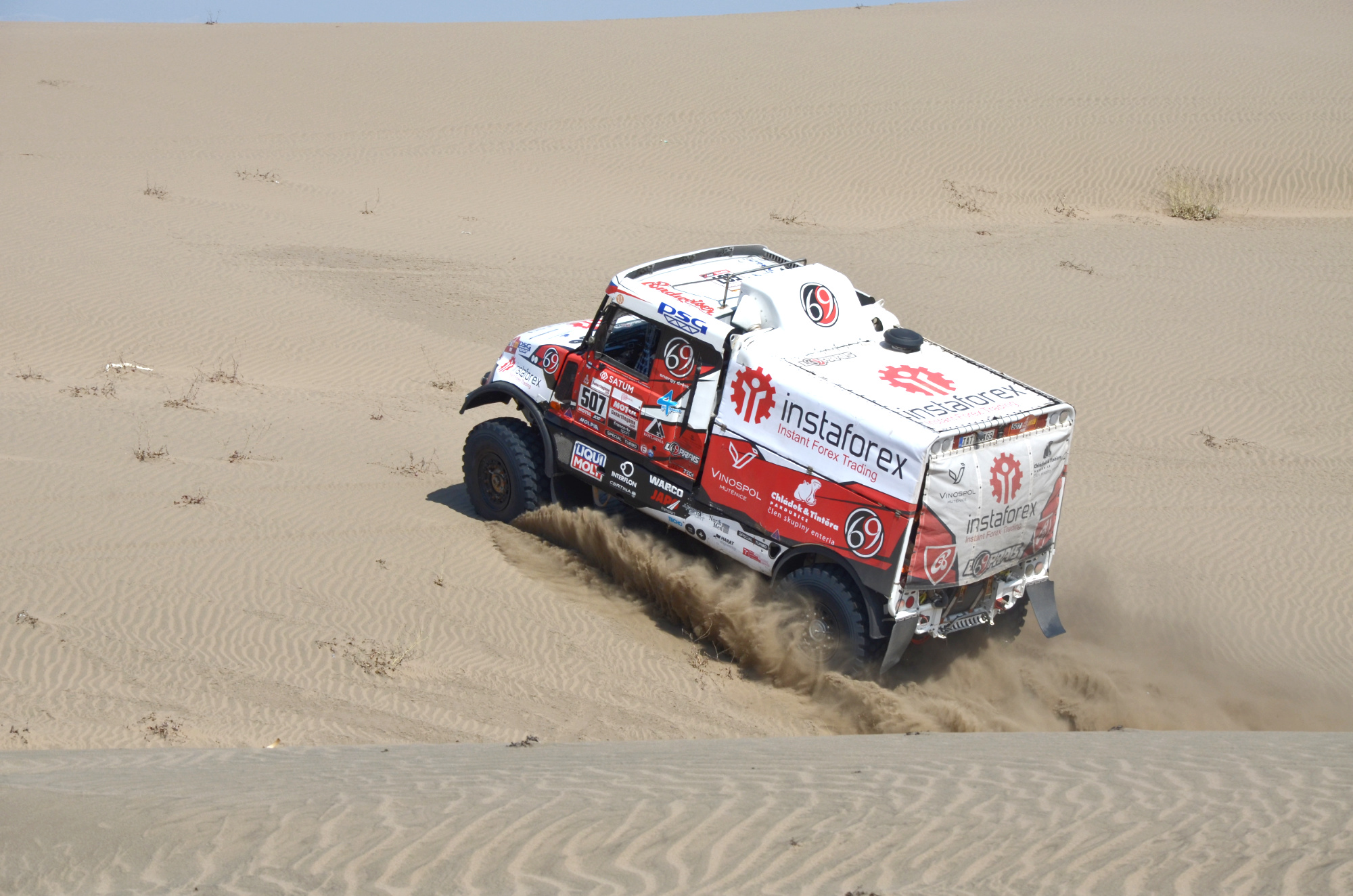 Technika Instaforex Loprais Teamu funguje a Dakar 2019 může začít! Technika Instaforex Loprais Teamu funguje a Dakar 2019 může začít!